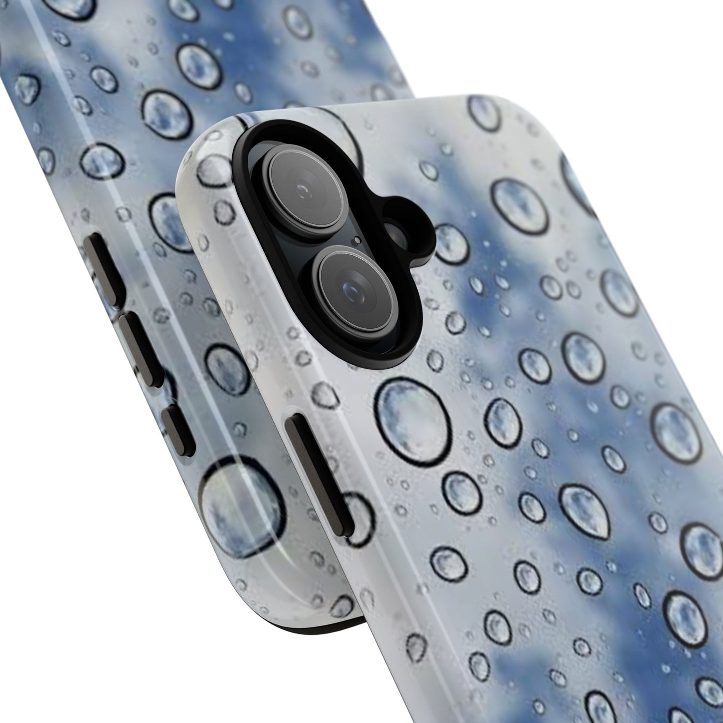 Blue Water Droplet Phone Case, Tough Cases for Protection, Stylish Cellphone Cover, Unique Gifts for Her, Durable and Trendy