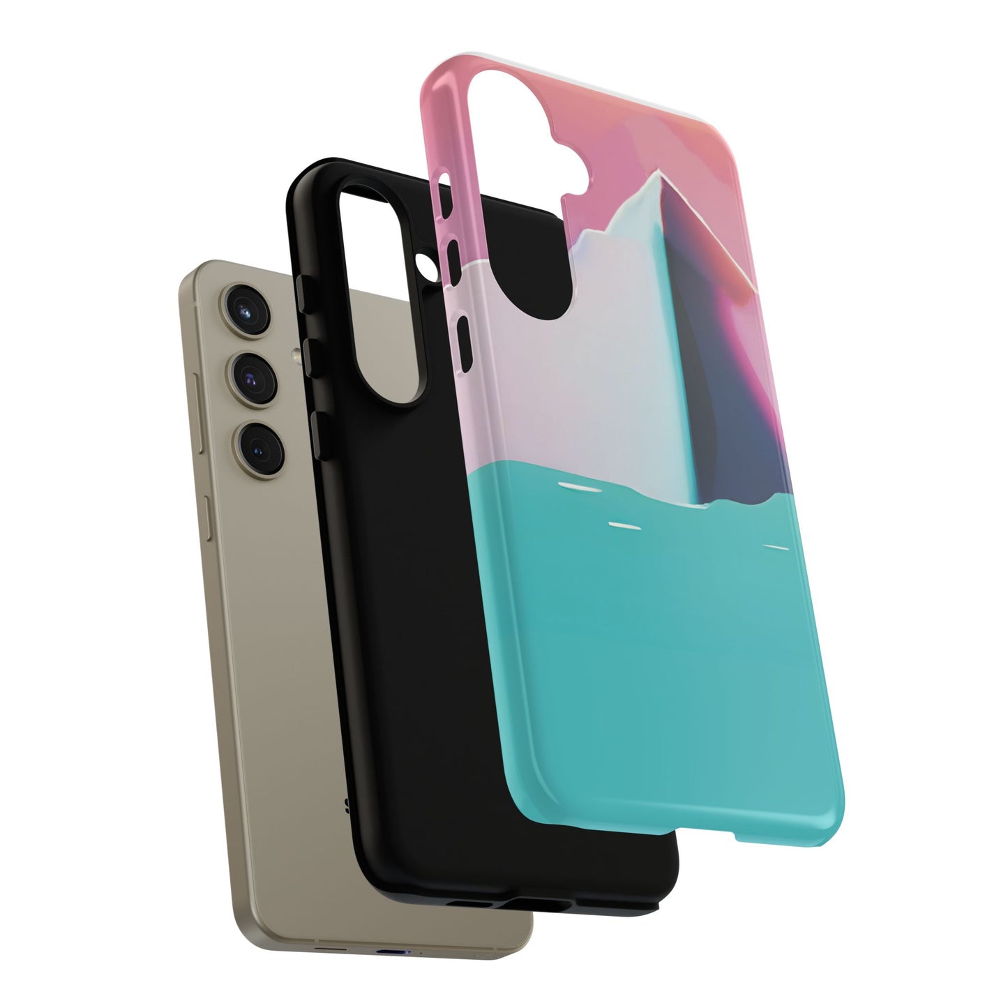 Trendy Phone Case - Abstract Iceberg Design, Phone Cover, Gift for Her, Unique Tech Accessory, Cool Aesthetic