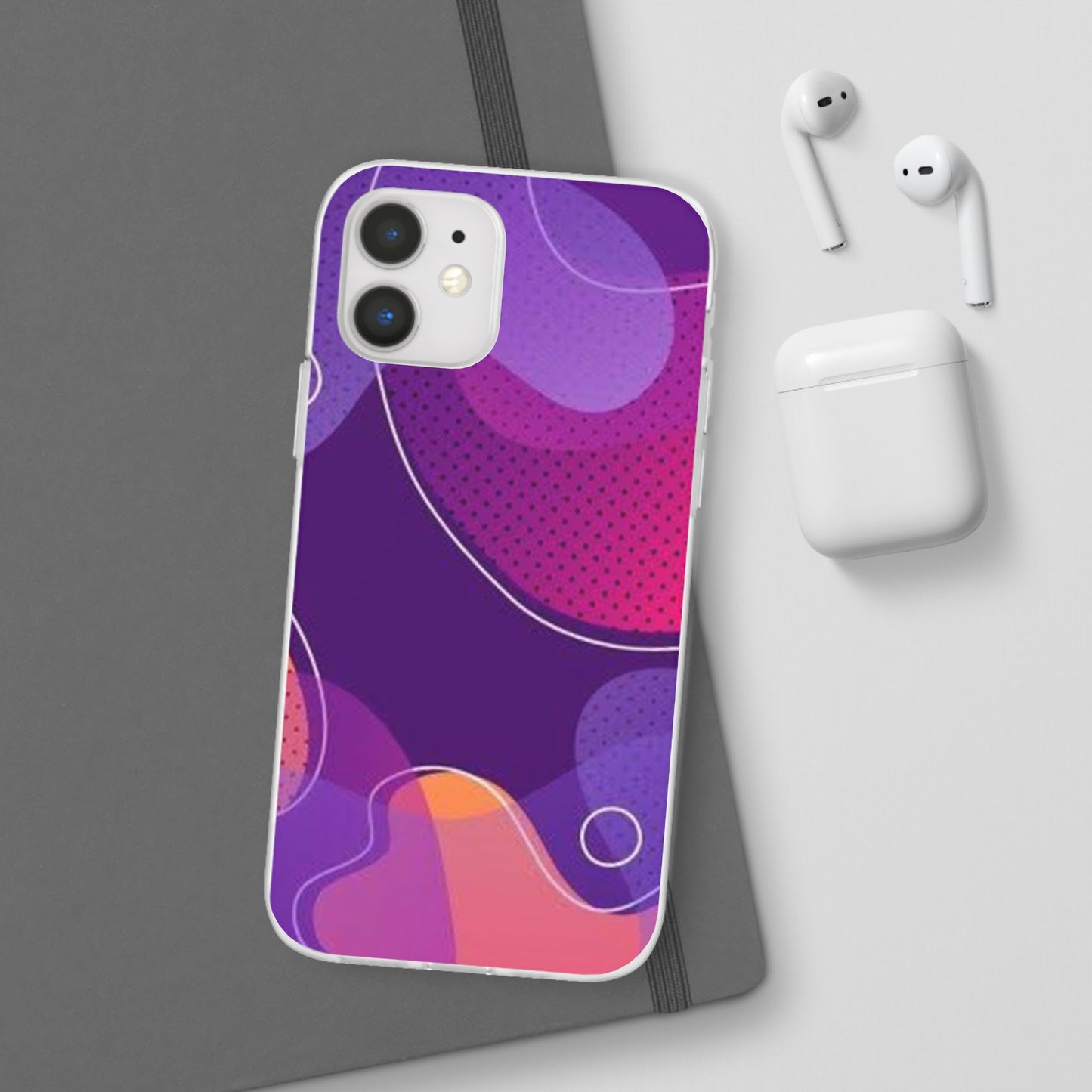 Colorful Abstract Phone Case, Trendy Smartphone Cover, Vibrant Phone Accessory, Gift for Her, Modern Trendy Design