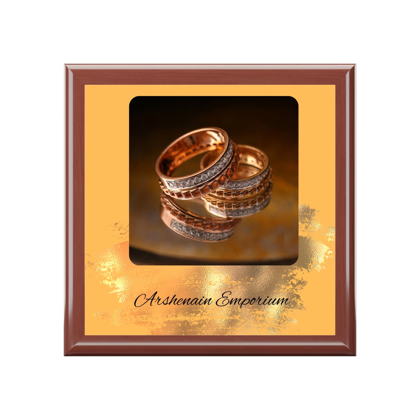 Elegant Jewelry Box for Rings, Personalized Gift, Keepsake Organizer, Ideal for Weddings, Anniversaries, Birthdays