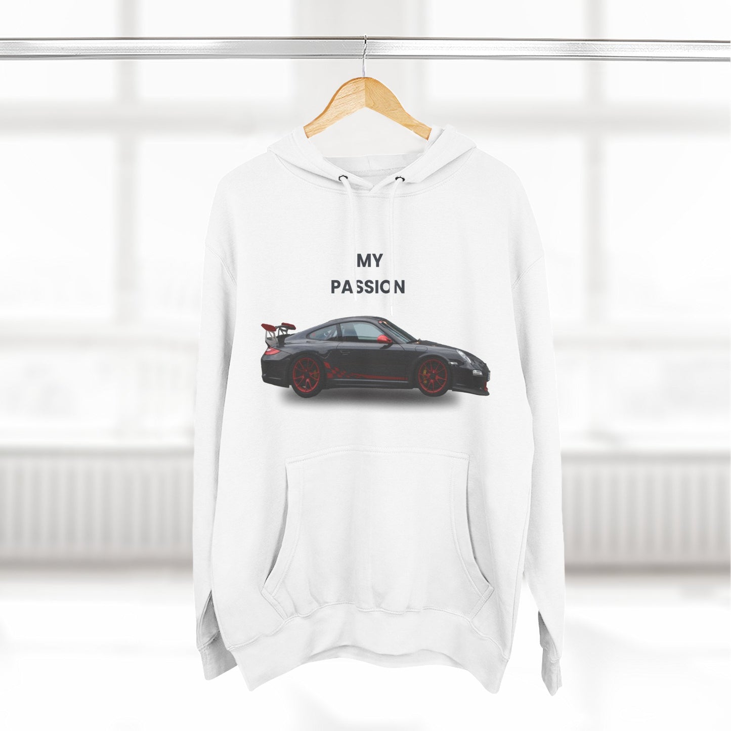 Cool Car Enthusiast Hoodie, Graphic Fleece Sweatshirt, Auto Lover Gift, Motorsport Apparel, Car-Themed Hoodie
