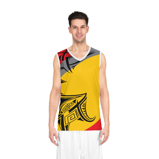 Vibrant Basketball Jersey | AOP Sportswear, Custom Game Jersey, Sport Team Gear, Gift for Athletes, Activewear for Basketball Lovers