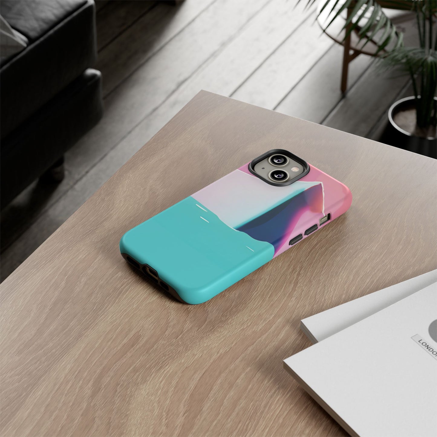 Trendy Phone Case - Abstract Iceberg Design, Phone Cover, Gift for Her, Unique Tech Accessory, Cool Aesthetic