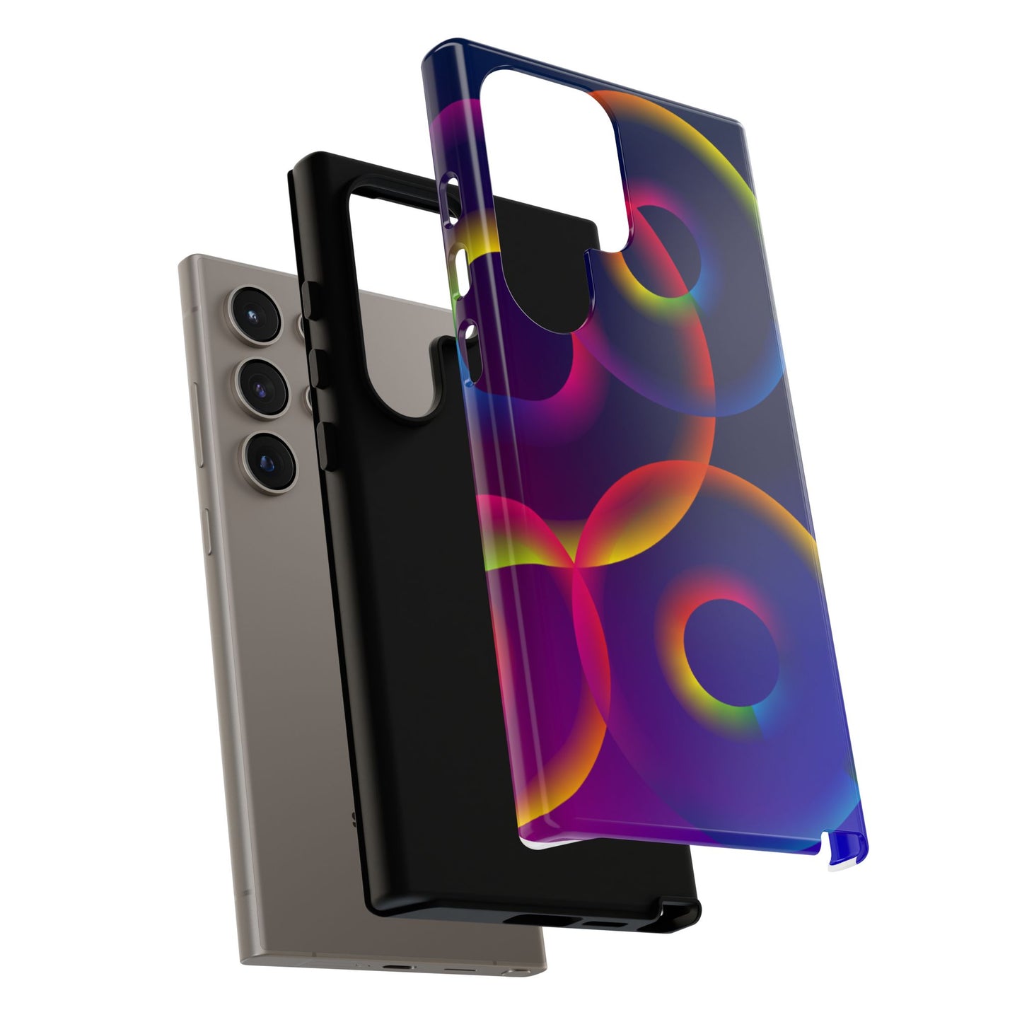 Colorful Phone Case with Abstract Designs, Tough Cases for Your Phone, Unique Phone Accessories, Gift for Tech Lovers, Vibrant Cell [...]