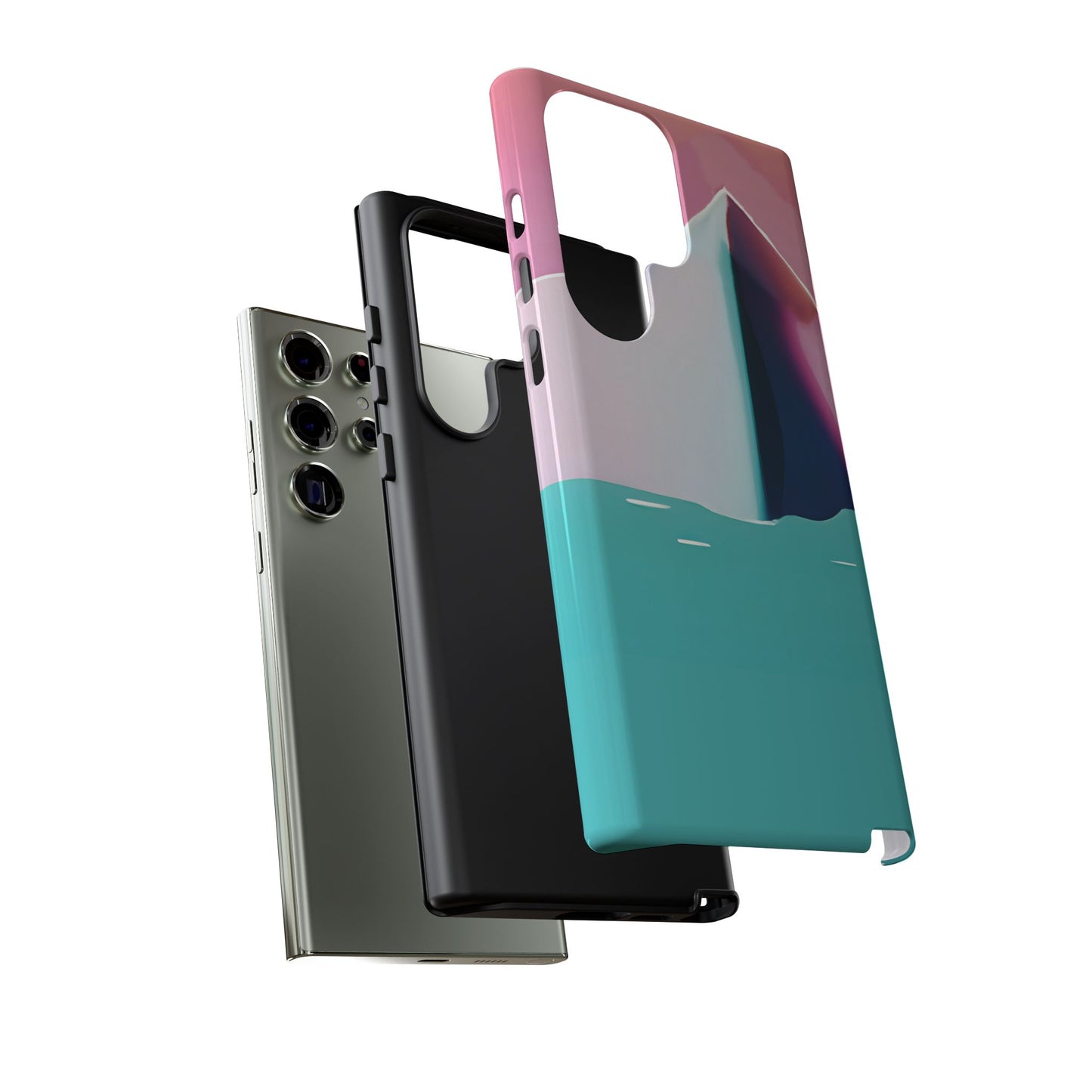 Trendy Phone Case - Abstract Iceberg Design, Phone Cover, Gift for Her, Unique Tech Accessory, Cool Aesthetic