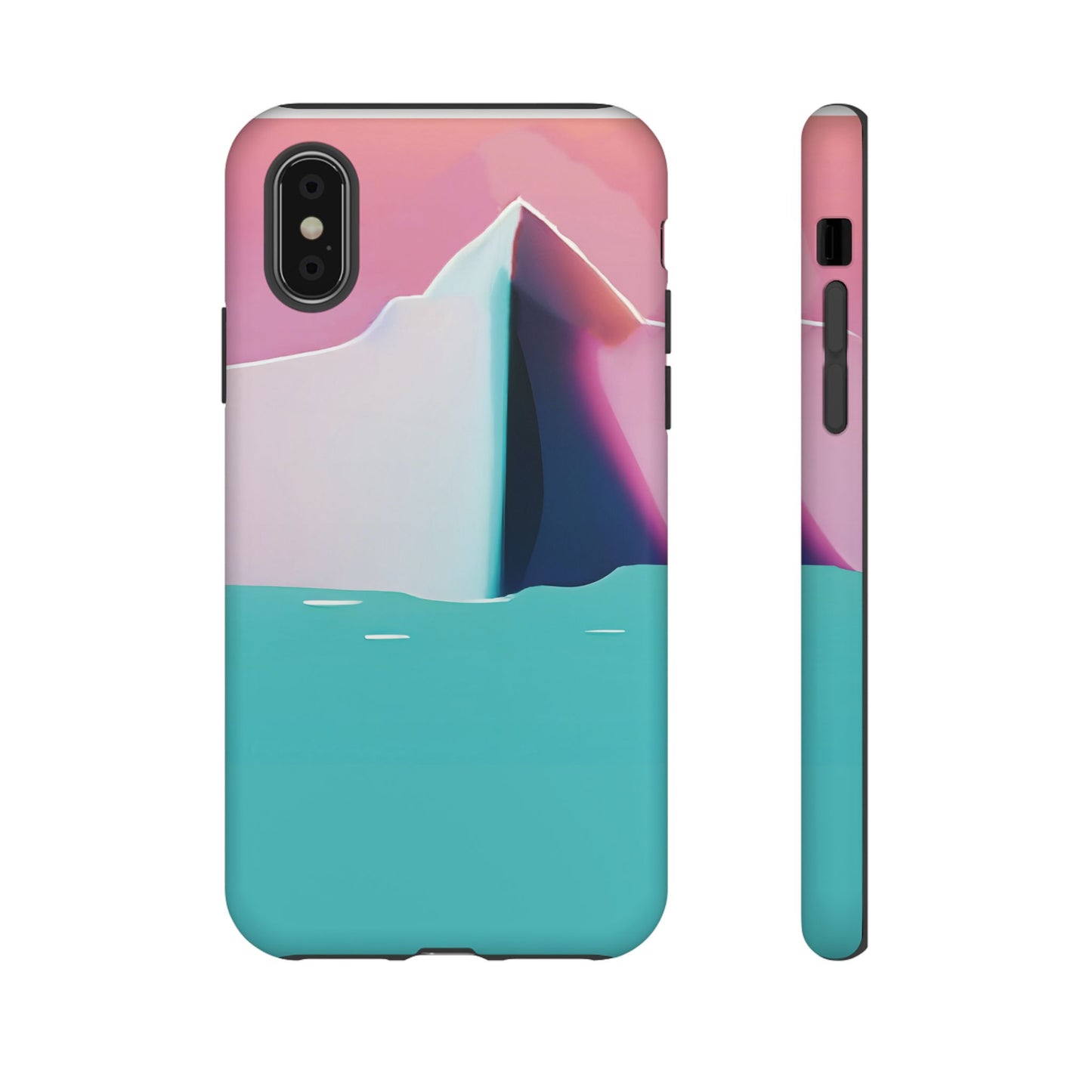 Trendy Phone Case - Abstract Iceberg Design, Phone Cover, Gift for Her, Unique Tech Accessory, Cool Aesthetic