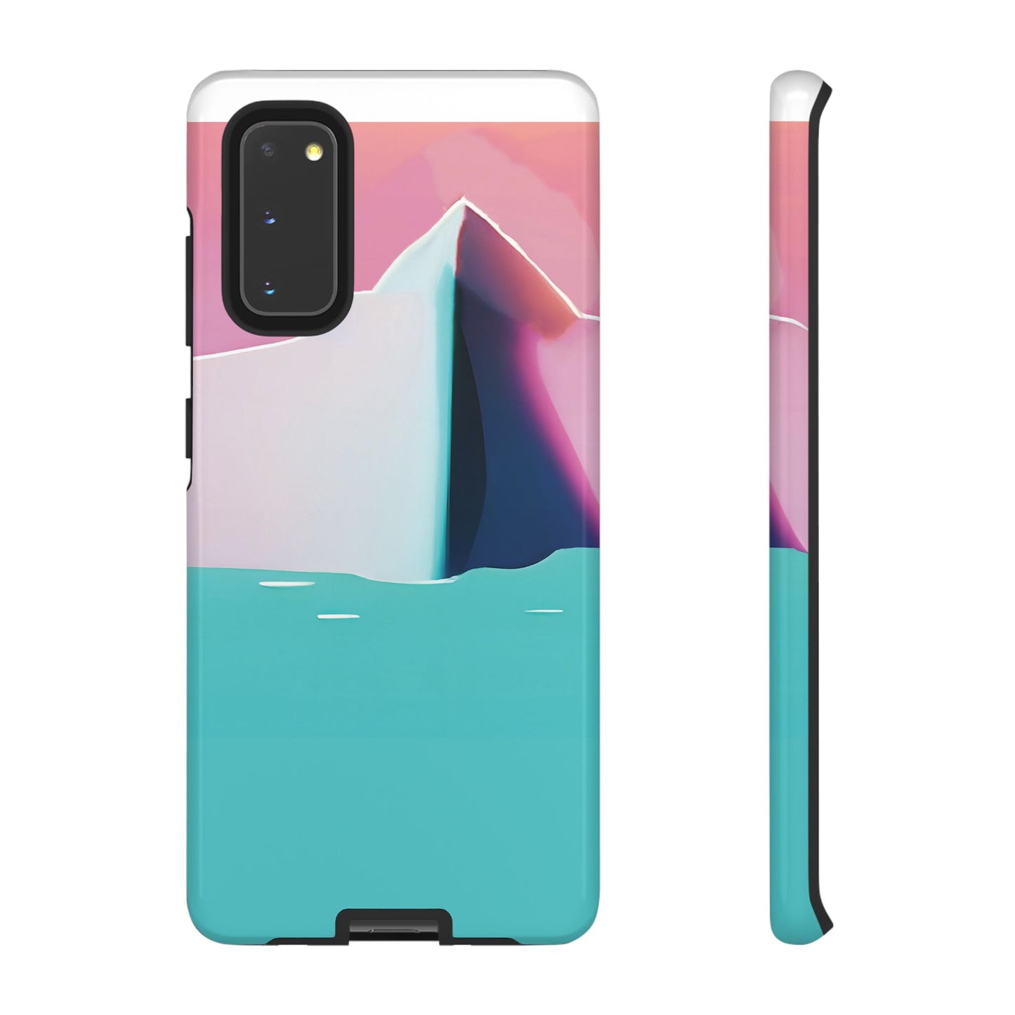 Trendy Phone Case - Abstract Iceberg Design, Phone Cover, Gift for Her, Unique Tech Accessory, Cool Aesthetic