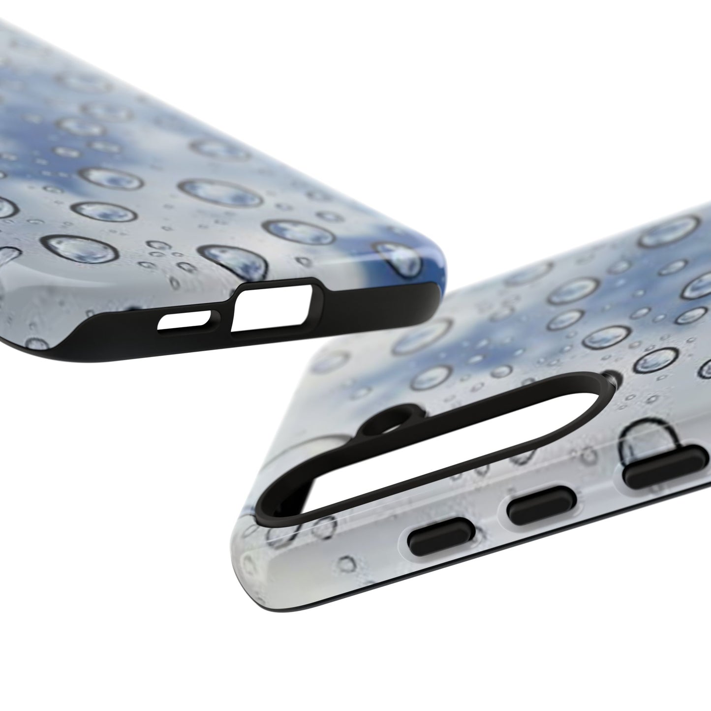 Blue Water Droplet Phone Case, Tough Cases for Protection, Stylish Cellphone Cover, Unique Gifts for Her, Durable and Trendy