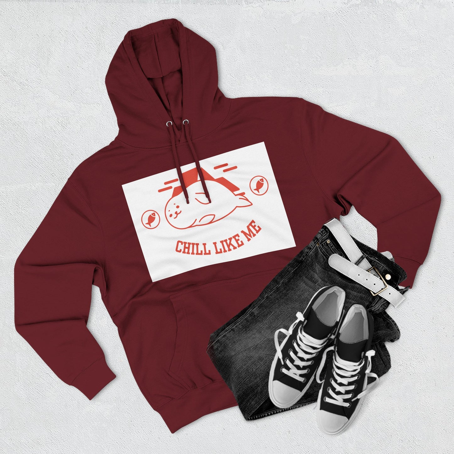 Chill Like Me Hoodie | Fun Fleece Sweatshirt for Relaxation, Perfect Gift for Cozy Days, Casual Wear, and Chill Vibes