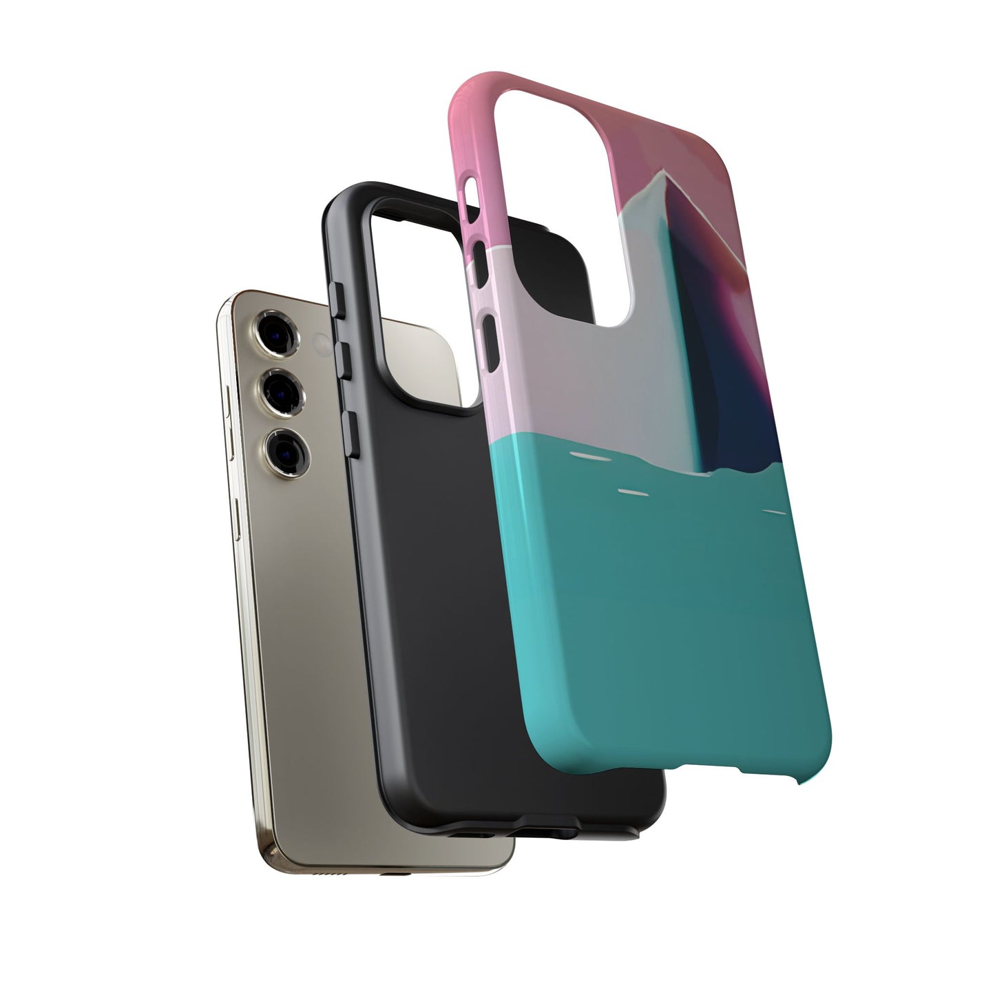 Trendy Phone Case - Abstract Iceberg Design, Phone Cover, Gift for Her, Unique Tech Accessory, Cool Aesthetic