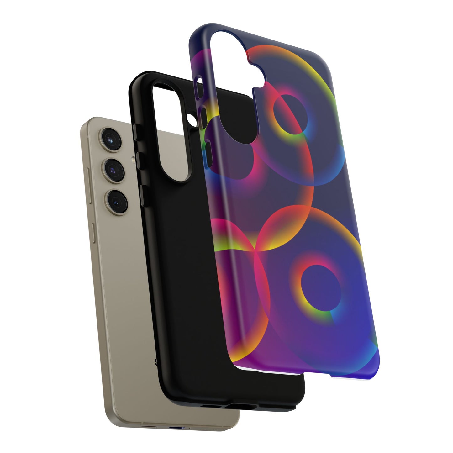 Colorful Phone Case with Abstract Designs, Tough Cases for Your Phone, Unique Phone Accessories, Gift for Tech Lovers, Vibrant Cell [...]