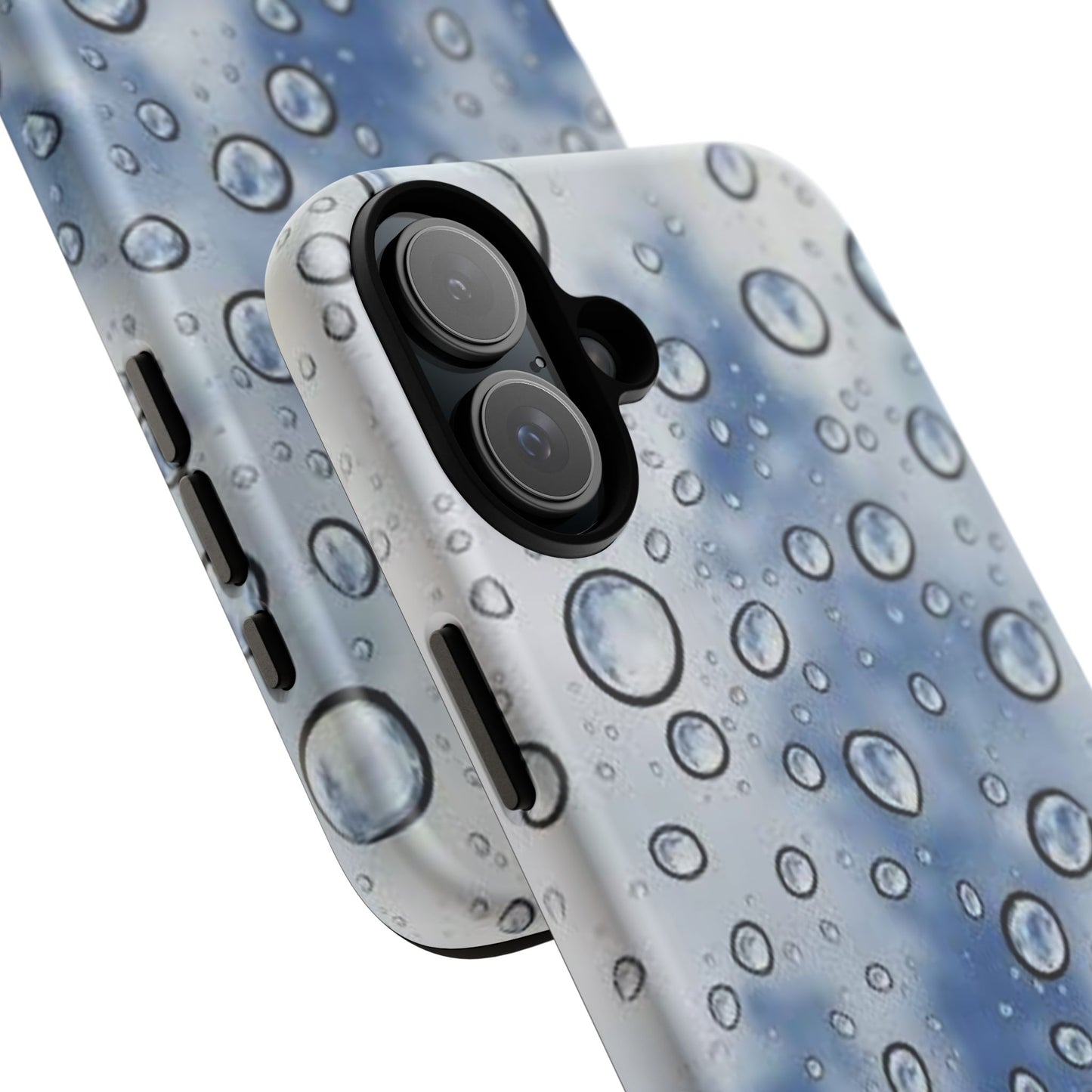 Blue Water Droplet Phone Case, Tough Cases for Protection, Stylish Cellphone Cover, Unique Gifts for Her, Durable and Trendy
