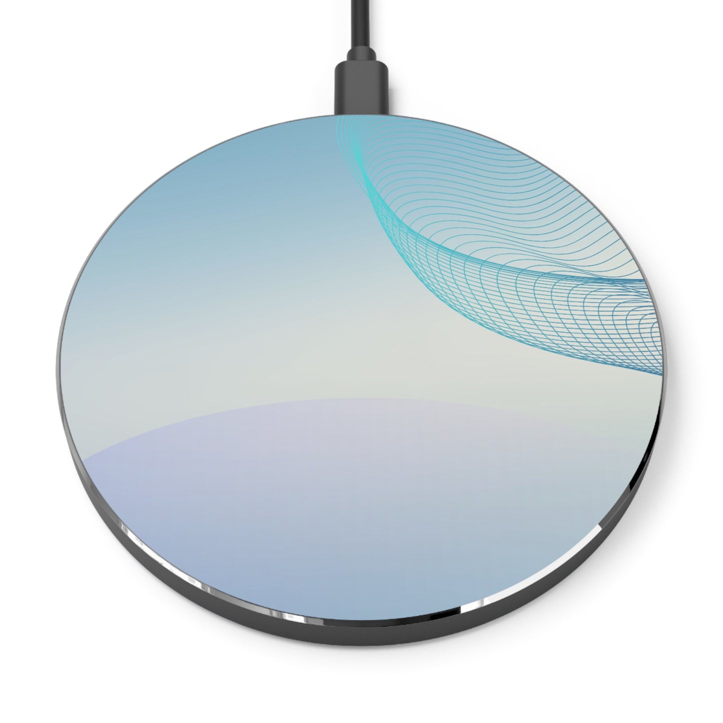 Elegant Fast Wireless Charger, Modern Charging Pad for Home Office, Tech Gift for Holidays, Minimalist Desk Decor