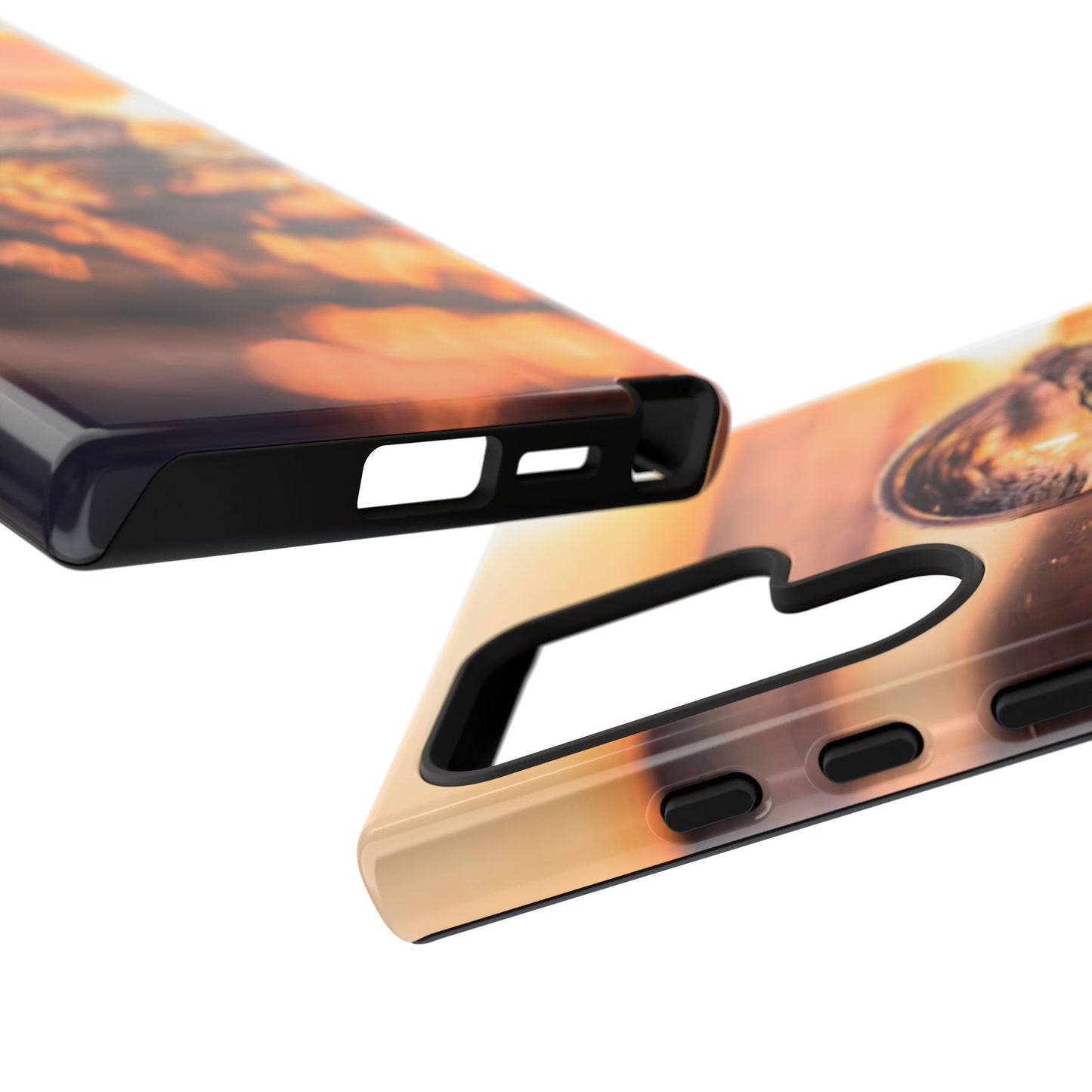 Sunset Bubble Phone Case, Tough Cases, Beach Lover Gift, Summer Vibes, Cell Phone Accessories, Unique Design, Nature Photography