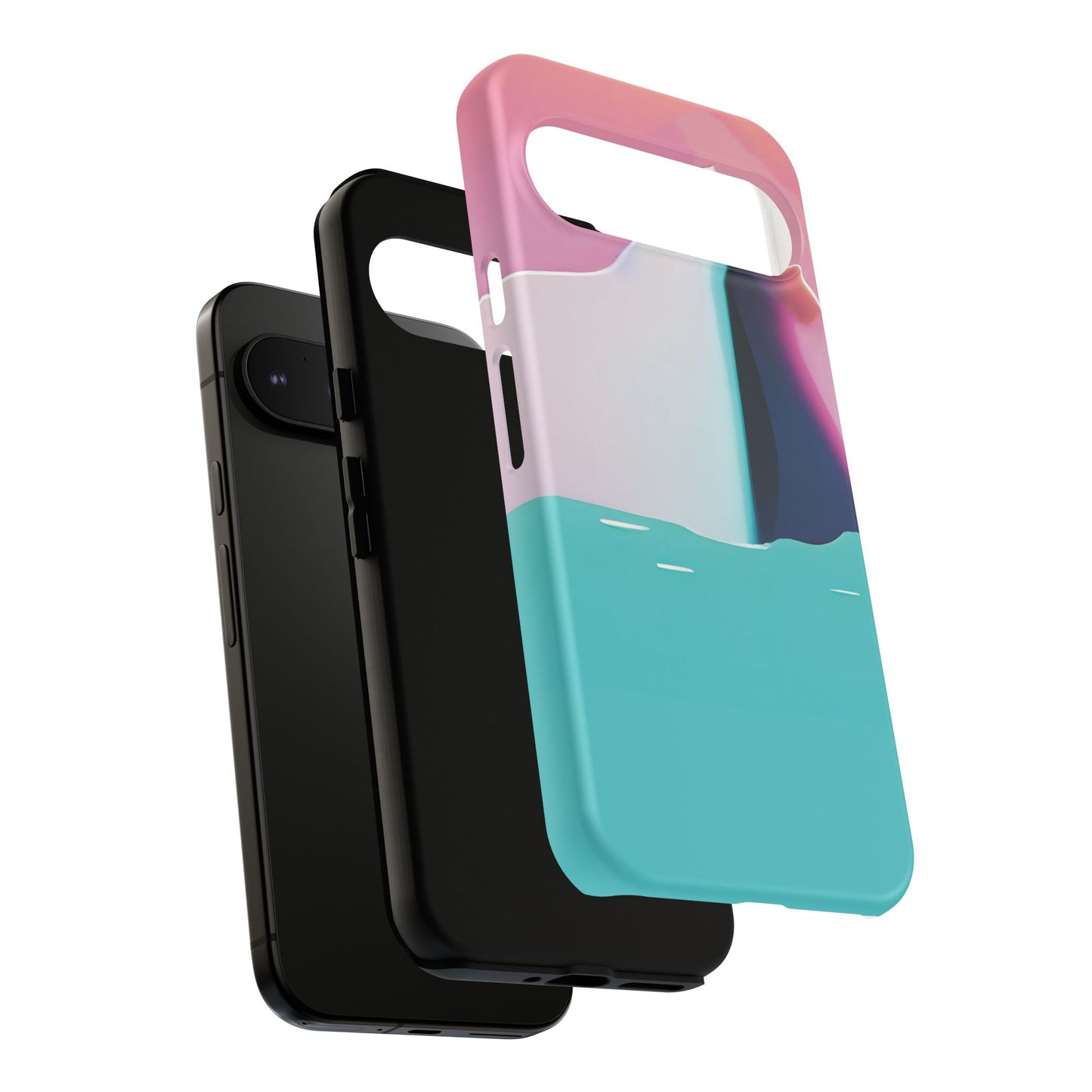 Trendy Phone Case - Abstract Iceberg Design, Phone Cover, Gift for Her, Unique Tech Accessory, Cool Aesthetic