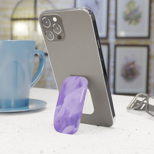 Phone Grip Stand, Floral Click-On Grip, Adjustable Mobile Holder, Phone Accessory, Trendy Gift Idea