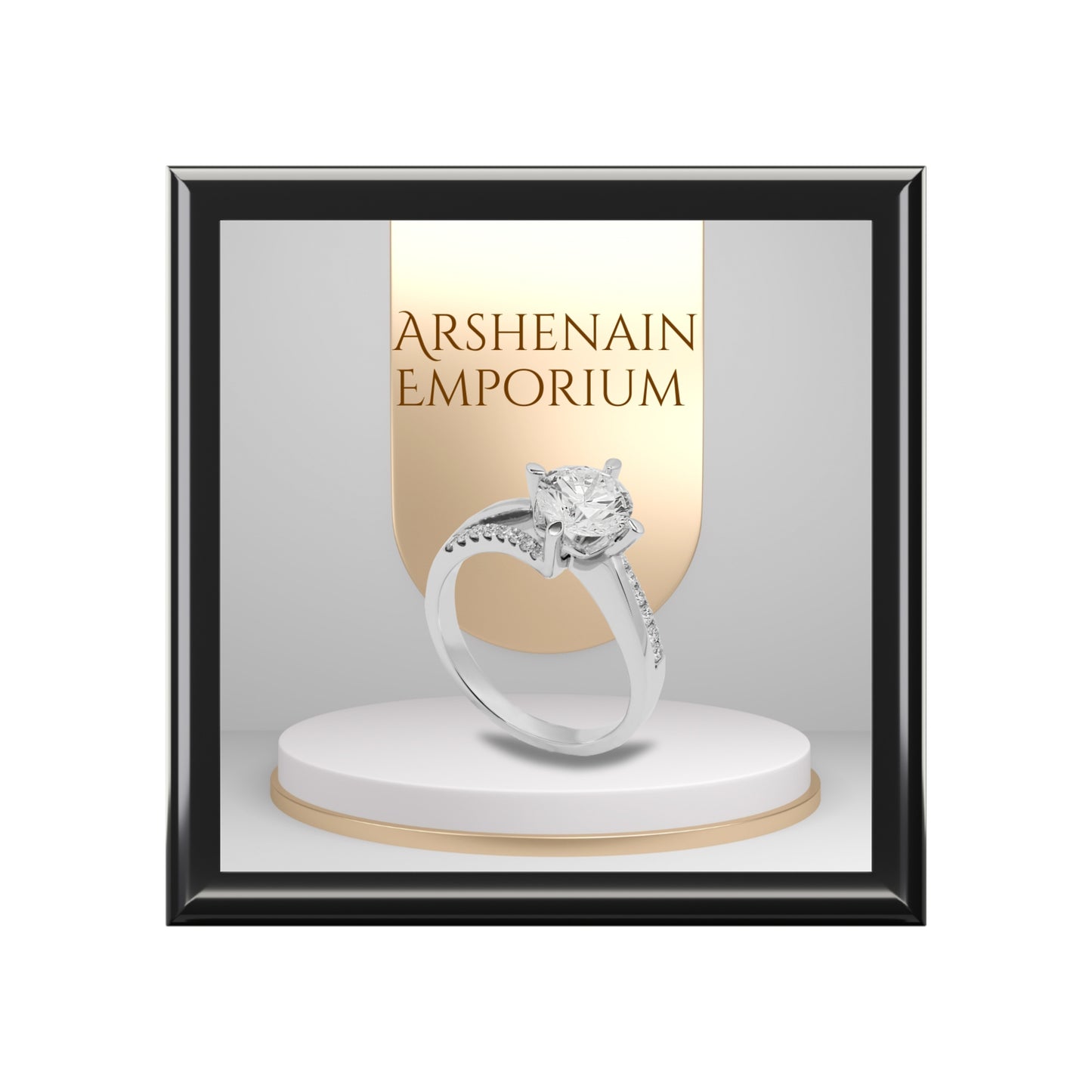 Elegant Jewelry Box for Rings, Perfect Gift for Anniversaries, Birthdays, Brides, Jewelry Organizer, Keepsake Storage