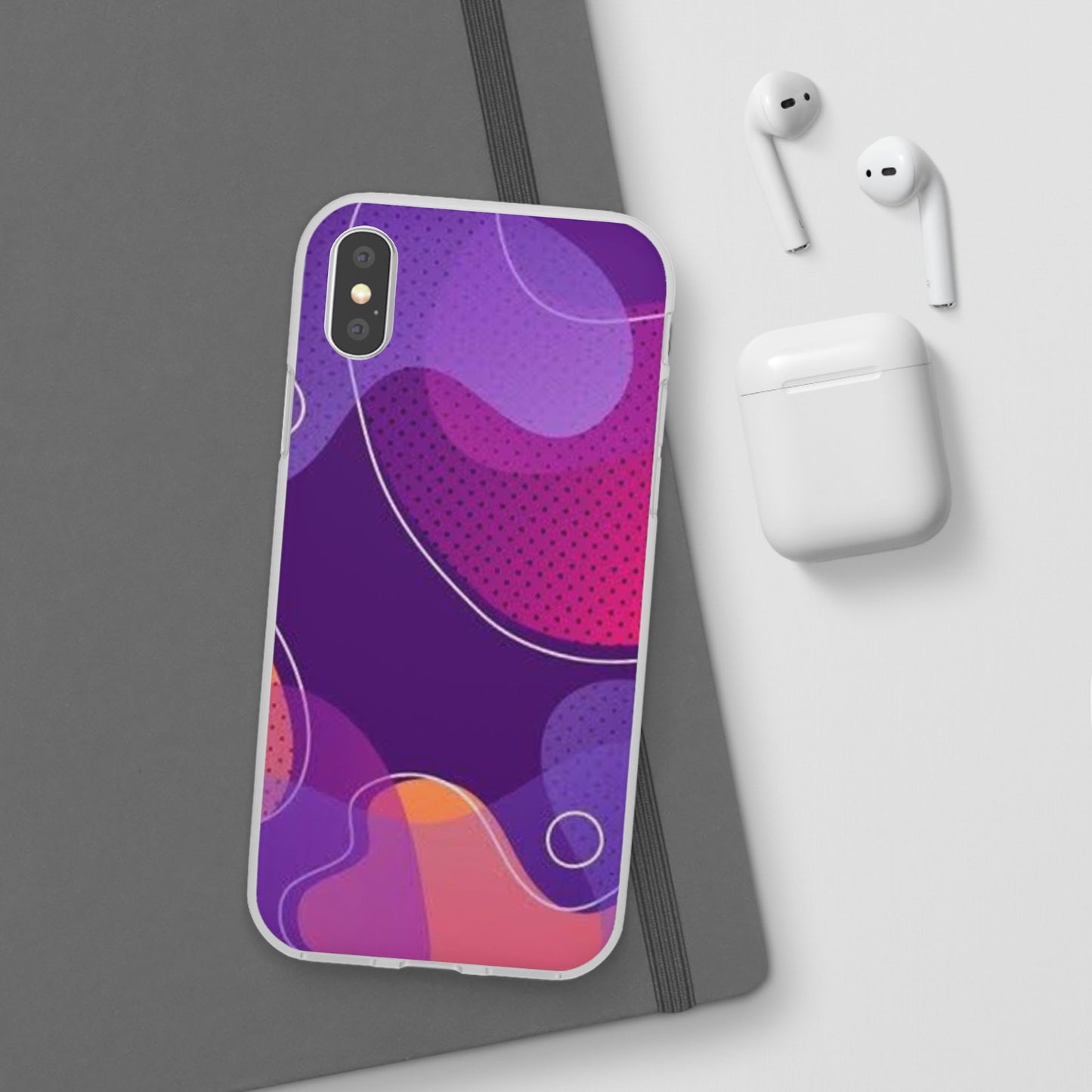 Colorful Abstract Phone Case, Trendy Smartphone Cover, Vibrant Phone Accessory, Gift for Her, Modern Trendy Design