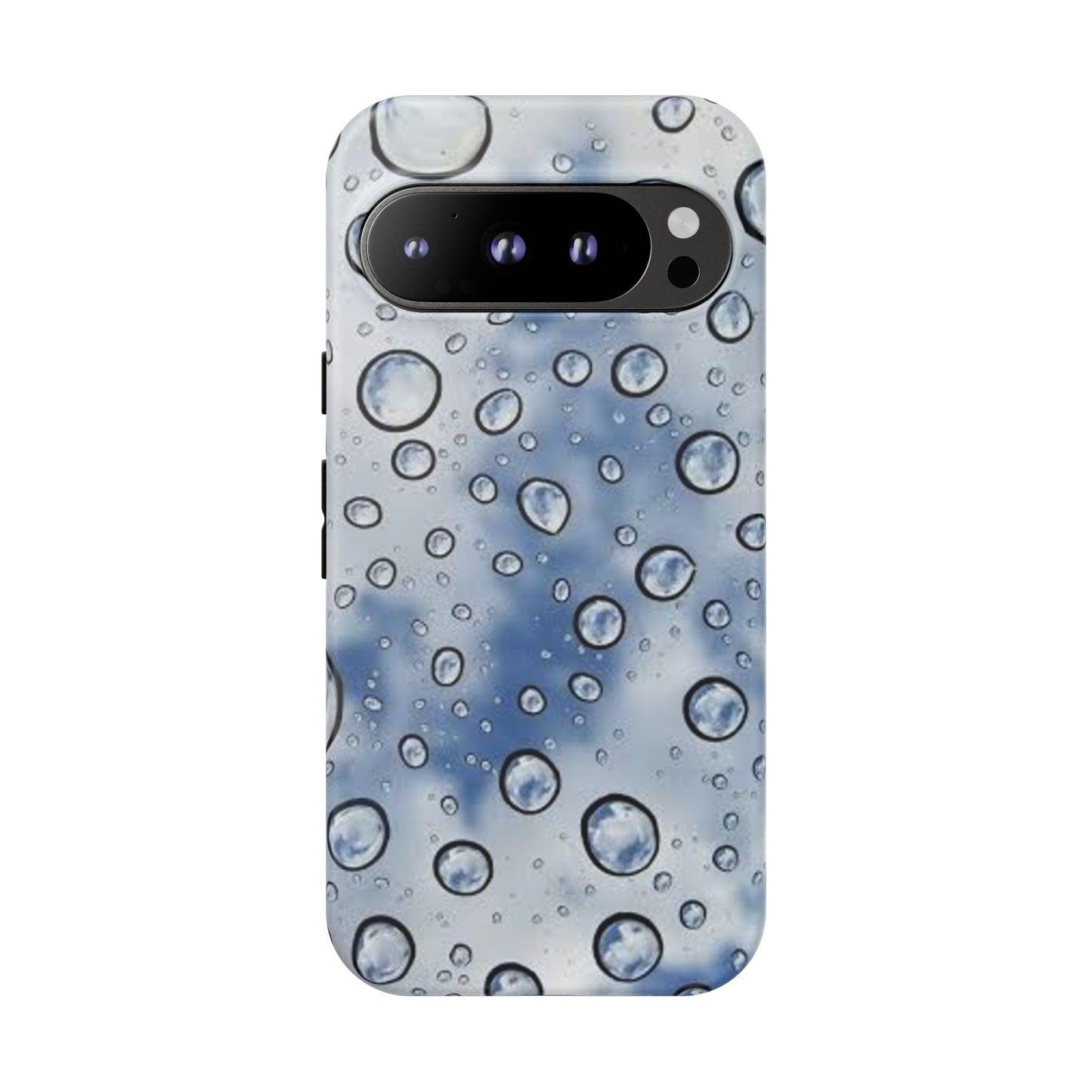Blue Water Droplet Phone Case, Tough Cases for Protection, Stylish Cellphone Cover, Unique Gifts for Her, Durable and Trendy