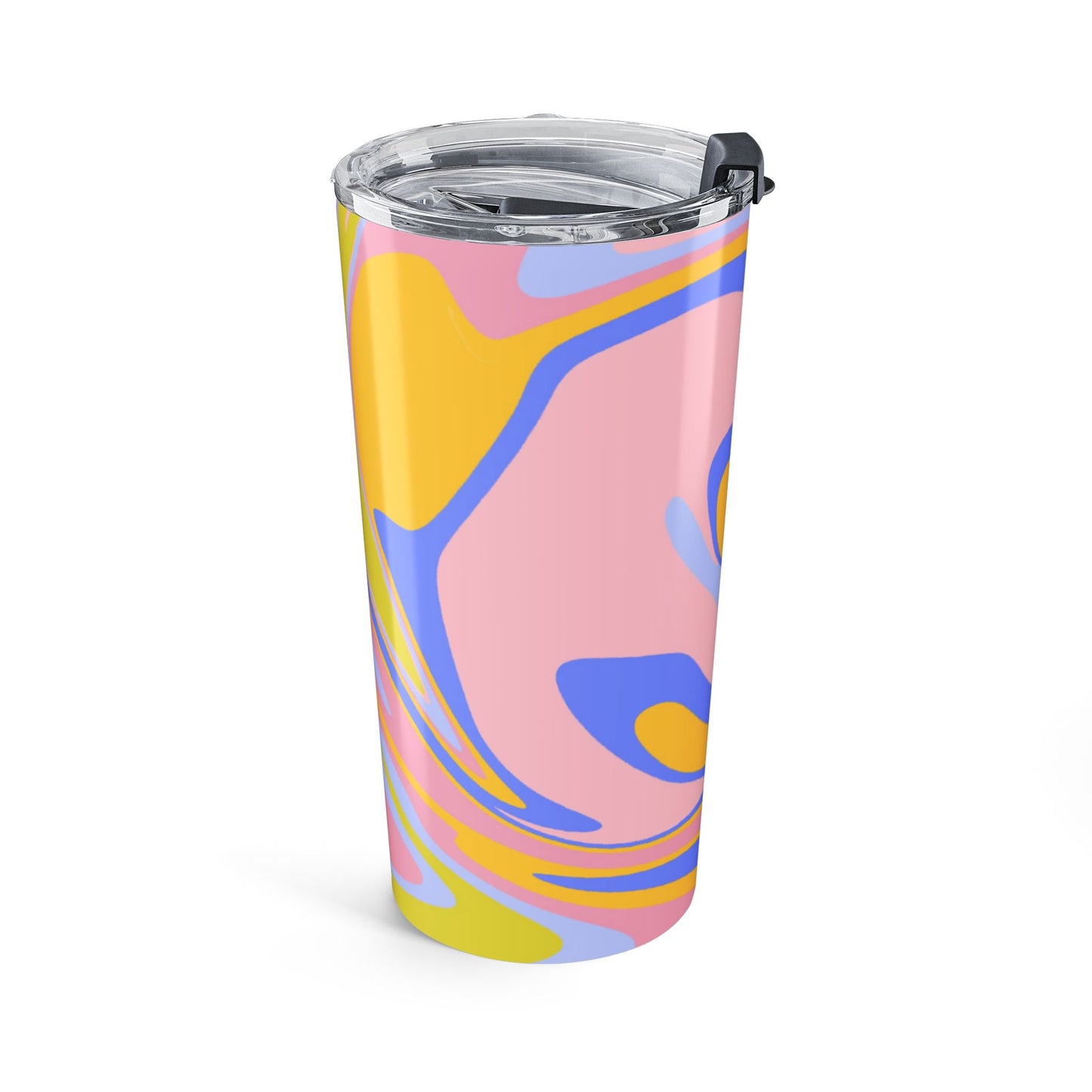 Marble Print Tumbler - 20oz, Insulated Travel Mug, Colorful Drinkware, Gift for Her, Coffee Cup, Bright Patterned Tumbler