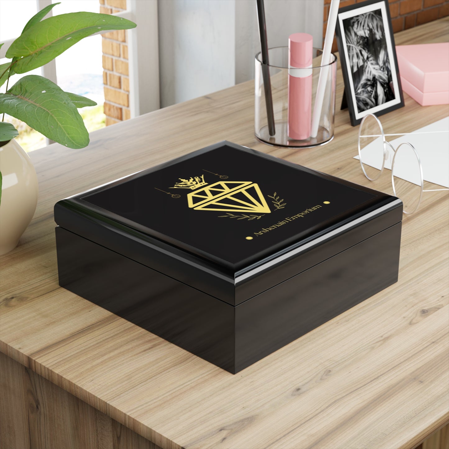 Elegant Jewelry Box, Luxury Storage, Gift for Her, Organizer for Necklaces and Rings, Creative Keepsake, Birthday or Anniversary Present