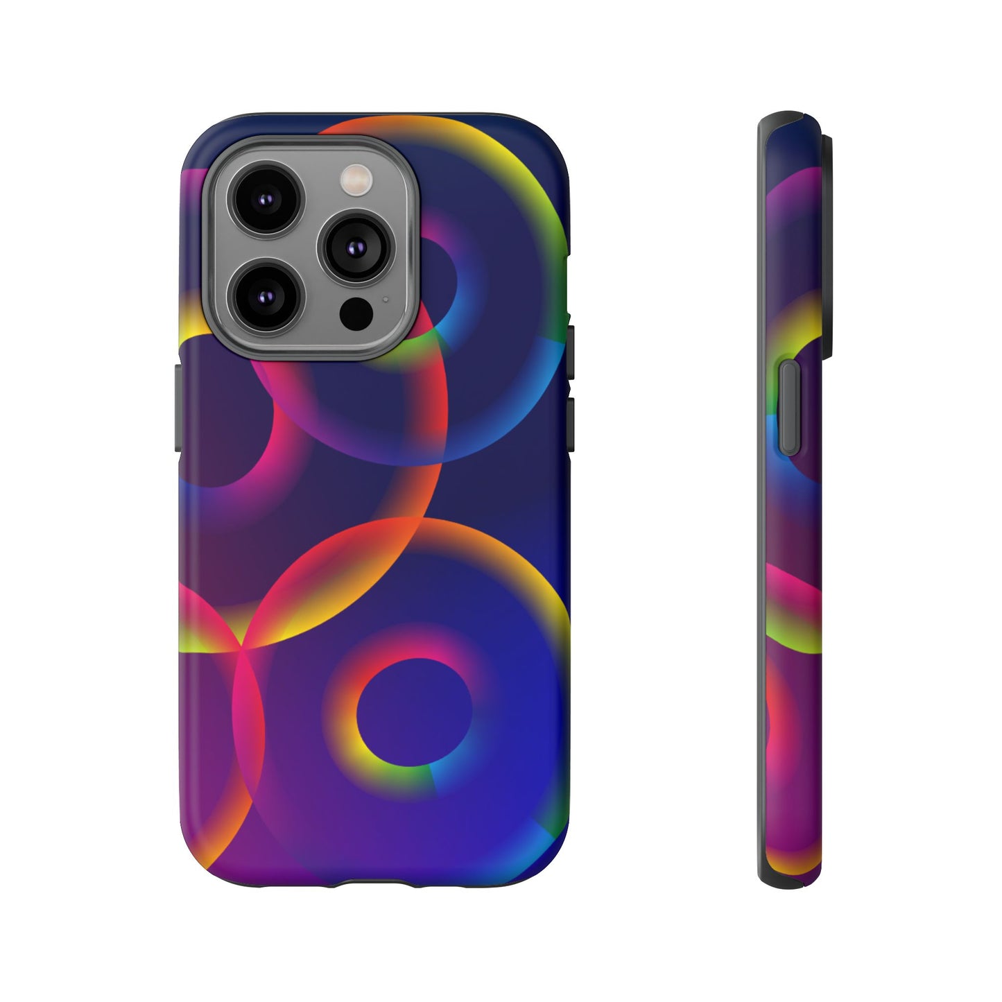 Colorful Phone Case with Abstract Designs, Tough Cases for Your Phone, Unique Phone Accessories, Gift for Tech Lovers, Vibrant Cell [...]