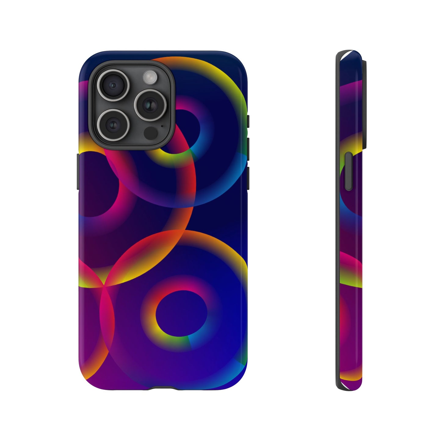 Colorful Phone Case with Abstract Designs, Tough Cases for Your Phone, Unique Phone Accessories, Gift for Tech Lovers, Vibrant Cell [...]