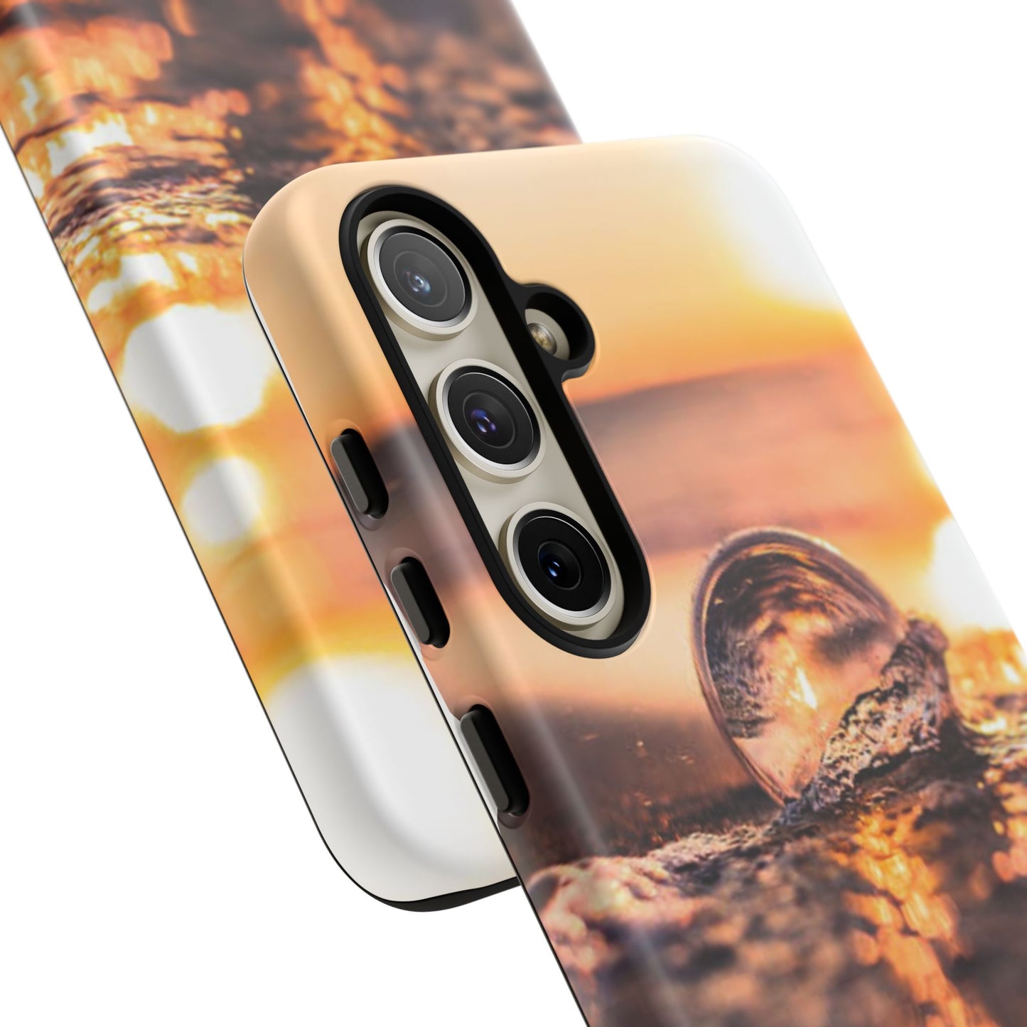Sunset Bubble Phone Case, Tough Cases, Beach Lover Gift, Summer Vibes, Cell Phone Accessories, Unique Design, Nature Photography