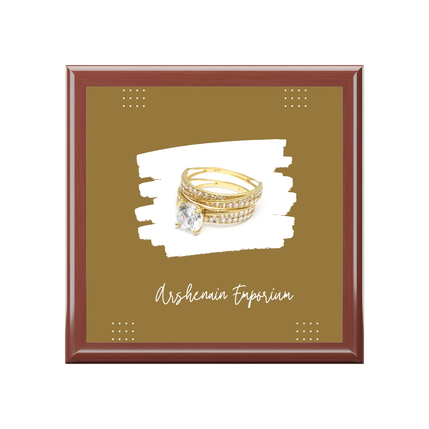 Elegant Jewelry Box for Rings, Personalized Gift for Her, Ring Organizer, Wedding Gift, Keepsake Box