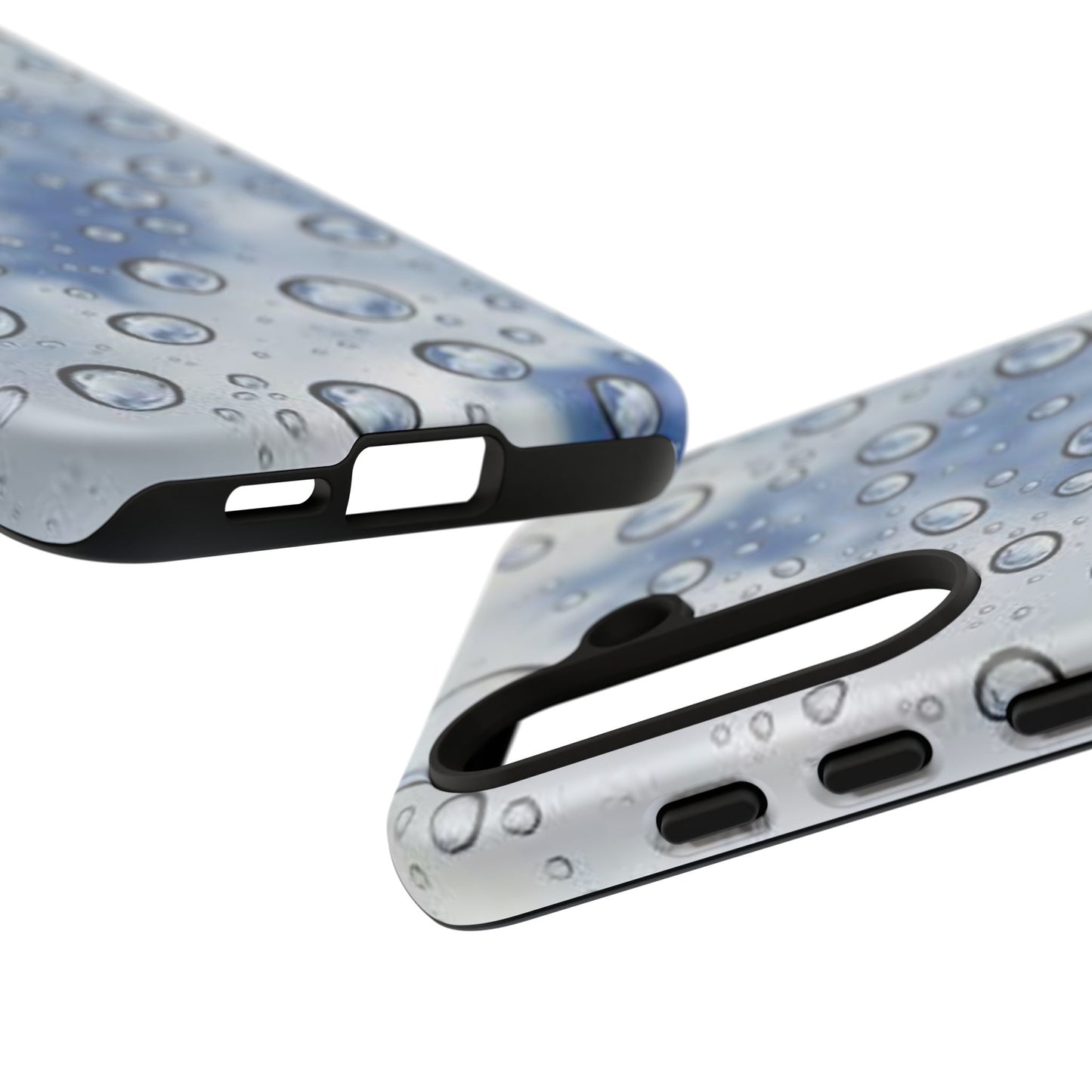Blue Water Droplet Phone Case, Tough Cases for Protection, Stylish Cellphone Cover, Unique Gifts for Her, Durable and Trendy