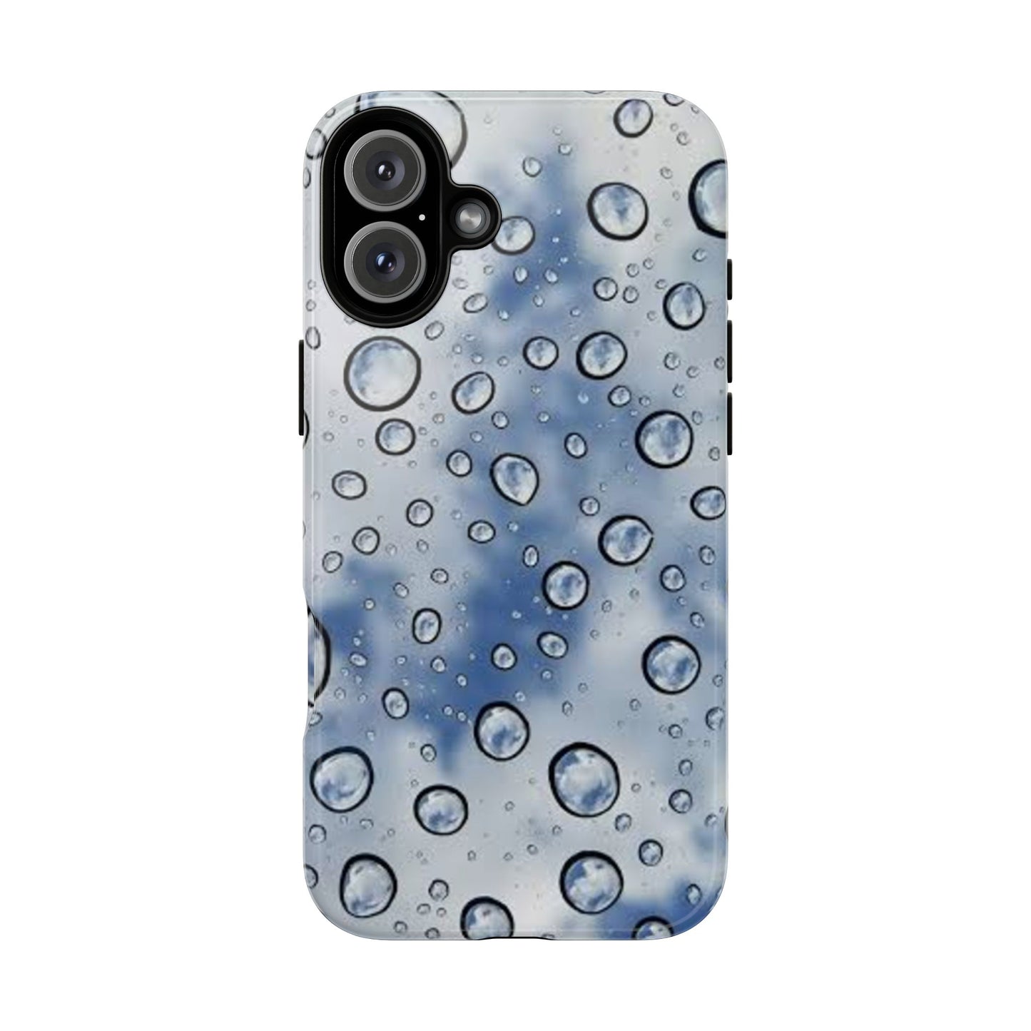 Blue Water Droplet Phone Case, Tough Cases for Protection, Stylish Cellphone Cover, Unique Gifts for Her, Durable and Trendy
