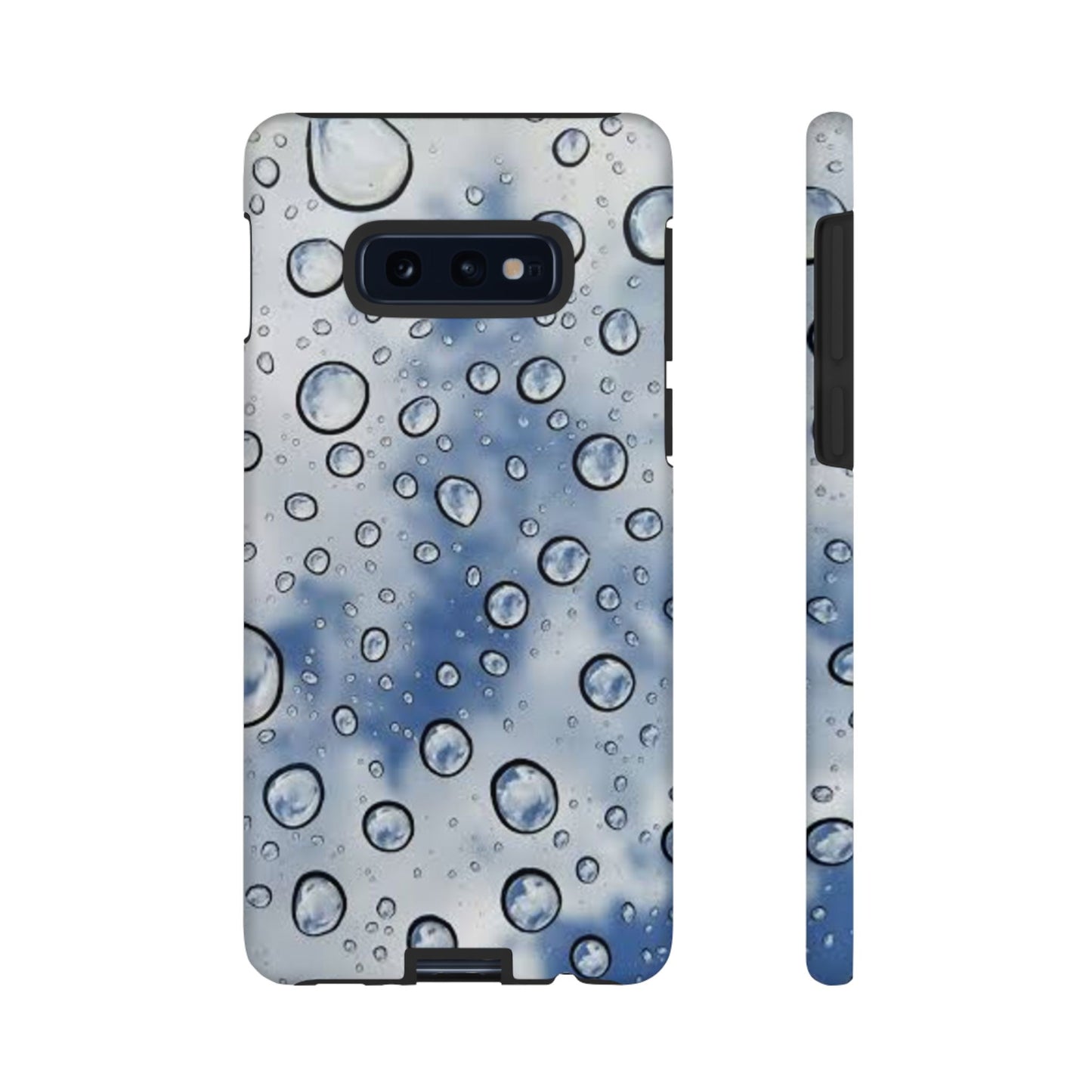Blue Water Droplet Phone Case, Tough Cases for Protection, Stylish Cellphone Cover, Unique Gifts for Her, Durable and Trendy