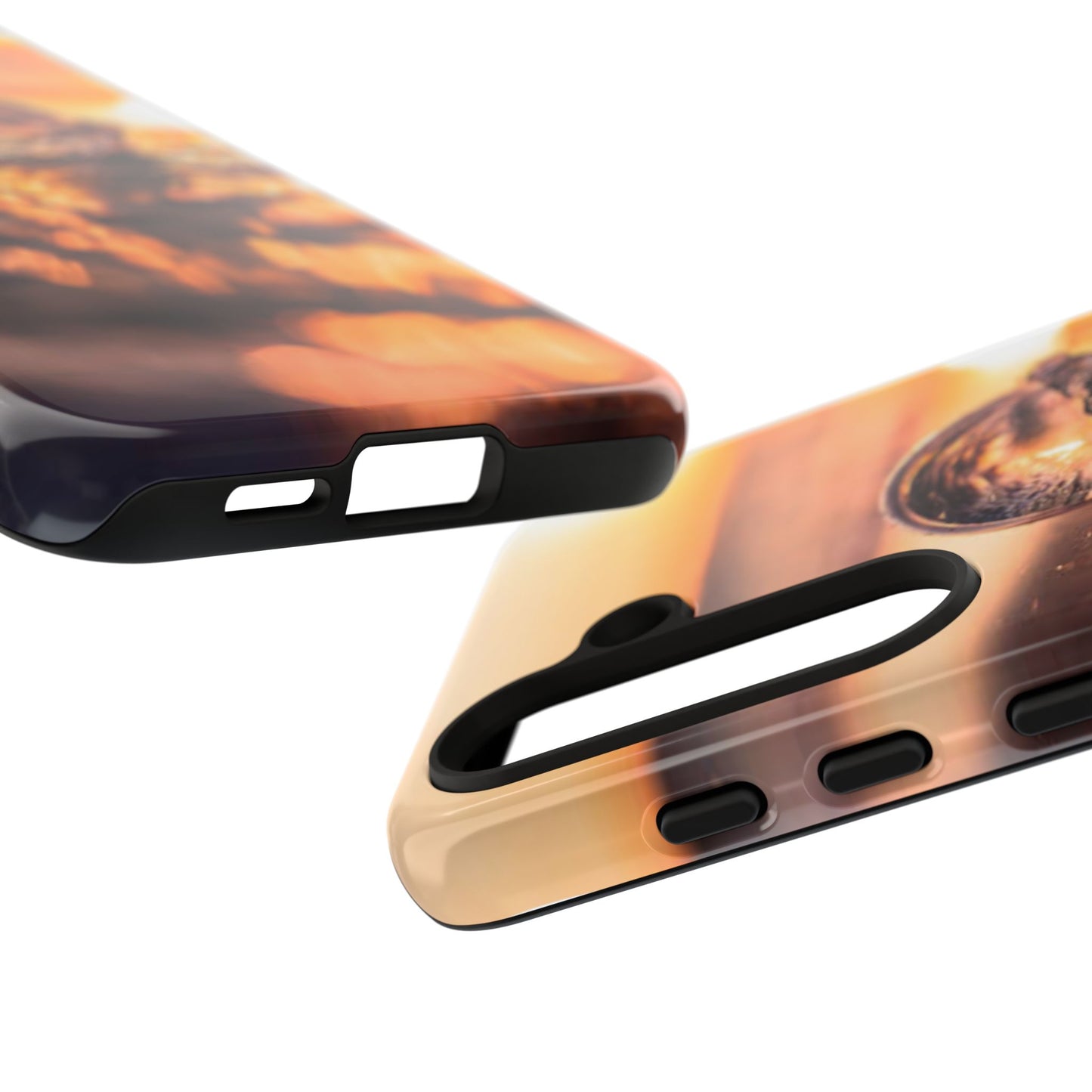 Sunset Bubble Phone Case, Tough Cases, Beach Lover Gift, Summer Vibes, Cell Phone Accessories, Unique Design, Nature Photography